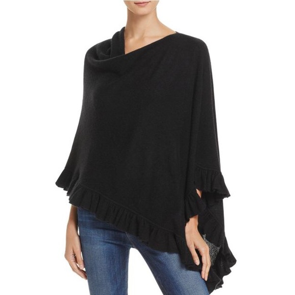 ❤️Minnie Rose Black Ruffle Ruana❤️ - Picture 3 of 4